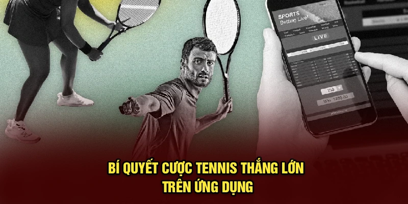 Bí quyết cược tennis thắng lớn trên ứng dụng
